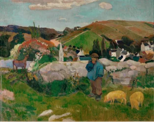 Landscape in Brittany