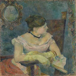 Mette Gauguin in Evening Dress