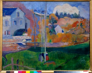 Landscape in Brittany, the mill David