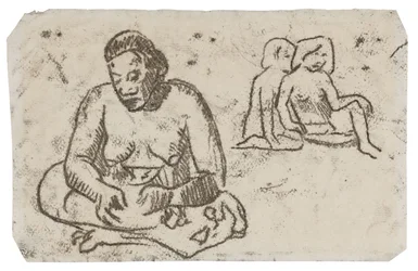 Seated Female (related to the painting Sister of Charity)