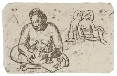 Seated Female (related to the painting 