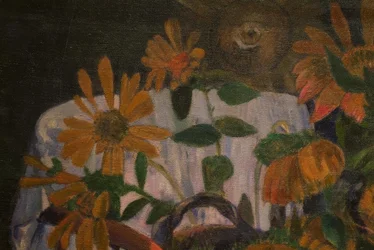 Sunflowers on an Armchair