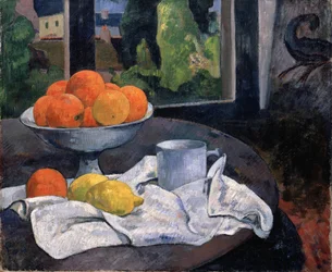 Still Life with Bowl of Fruit and Lemons, c. 1889-90