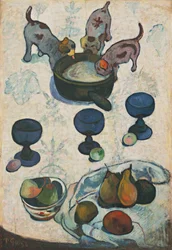Still Life with Three Puppies