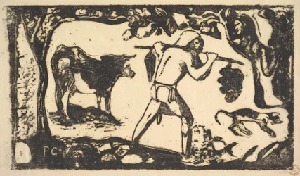 Tahitian Carrying Bananas