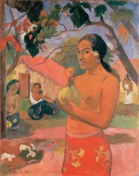 Where Are You Going?, or Woman Holding a Fruit