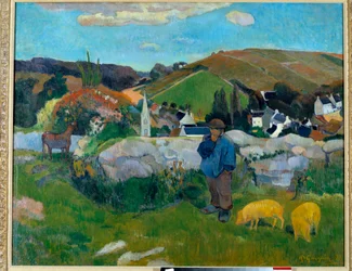 The Pork Guardian in Brittany in 1888