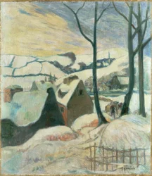 Village Under the Snow