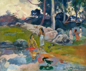 Women at the Banks of River, ca. 1892