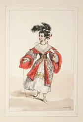 (PERI. Tunic and silk dress, ...)