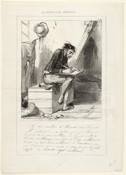 No. 30 of the series: “La Boîte aux lettres” from Le Charivari