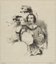 “Costume Ball” from the series “Revue Fashionable” from Le Charivari