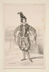 Costume of Mme la Marquise de L.