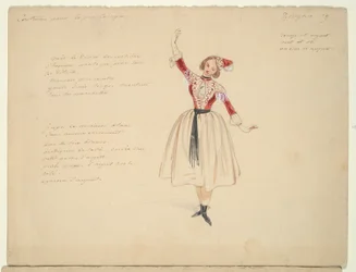 Costume Study for Female Gypsy