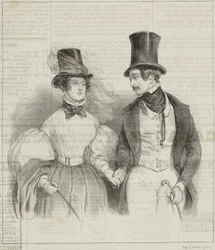 “Morning Costumes” from the series “Revue Fashionable”