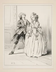 Élise (sic) (tenderly) Do you love me, marquis?...