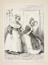 THE HOT SEAT. Madame is on the hot seat because she has a husband, ...