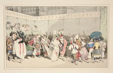 Masquerade. Costumes by Gavarni published in 1828, 1829, and 1830.