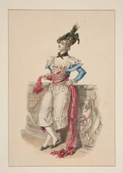 SAILOR. Ball costume for a lady.