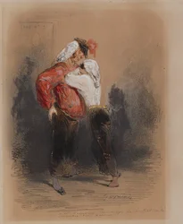 Man and Woman in Fancy Dress