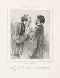 Masques et Visages: Par-ci, Par-la, 1850s