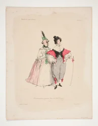 Original Costumes for the Balls of 1834. Nos. 2 and 3.