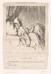 Two Women in Bed Talking About Men (My Dear, Men Are Funny!) (Companions) (Masques and Faces: The Sharers)