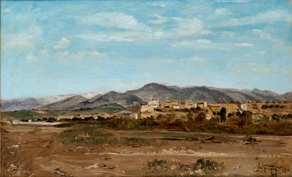 Village of Lauris, in Vaucluse on the Banks of the River Durance