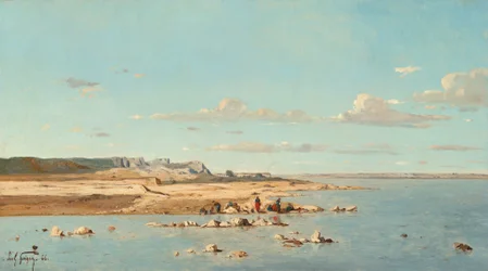 Washerwomen on the Banks of the Durance