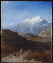 The Snow Capped Atlas Mountains of the Grand Kabylie, Algeria