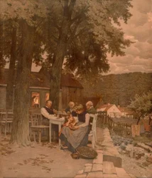 Family in the Garden