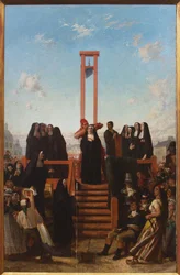 Guillotine. The Carmelites of Compiègne
