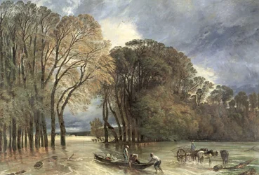 The Flood at Saint-Cloud, 1855