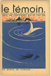 Cover for the Magazine The Temoin, Satirical in Colours, 21 April 1935
