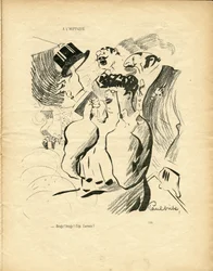 Illustration by Paul Iribe in The Wild Duck