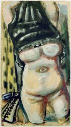 Nude with Veiled Head