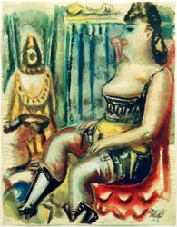 Woman with Yellow Garter