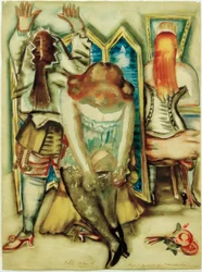 Sketch for the Wardrobe of Circus Artists