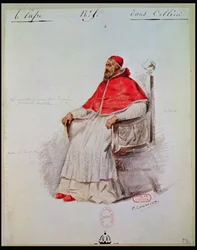 Costume Design for Pope Clement VII in 