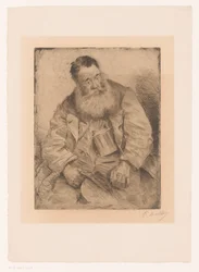 Portrait of a Seated Man with Beard