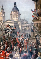Funeral of Lajos Kossuth, Budapest, 21st March 1894