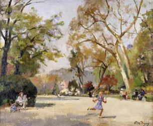 Children in Parc Monceau