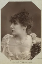 Portrait of Sarah Bernhardt, actress