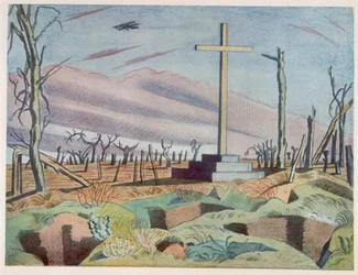 A Canadian Monument, from British Artists at the Front, Continuation of The Western Front, Part Three