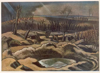 The Field at Passchendaele, British Artists at the Front, Continuation of The Western Front, Part Three, Paul Nash