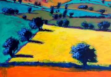 North Hill #2 (detail), 2024