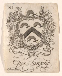 Book Plate of Epes Sargent