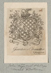 Bookplate of Gardiner Chandler