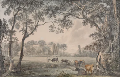 Valle Crucis Abbey, Denbighshire, 1770-79