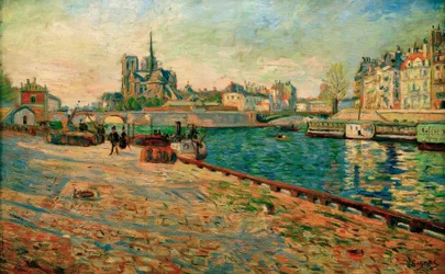 Notre-Dame, Saint-Louis Island, View from the Quai de la Tournelle